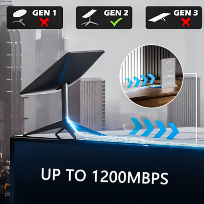10 m Replacement Cable for Starlink Gen 2 Dish with End Caps